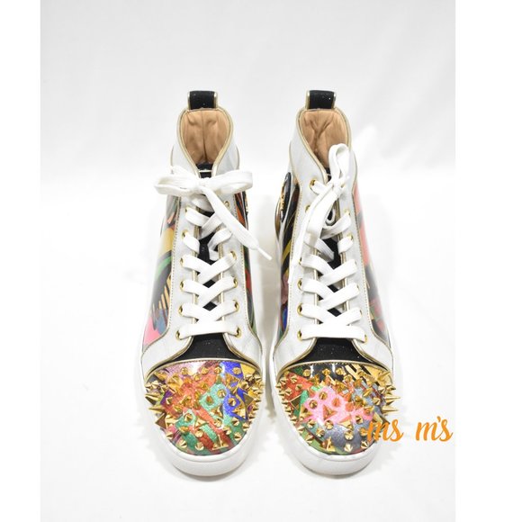NIB Christian Louboutin Spiked High Top Sneaker main image 4